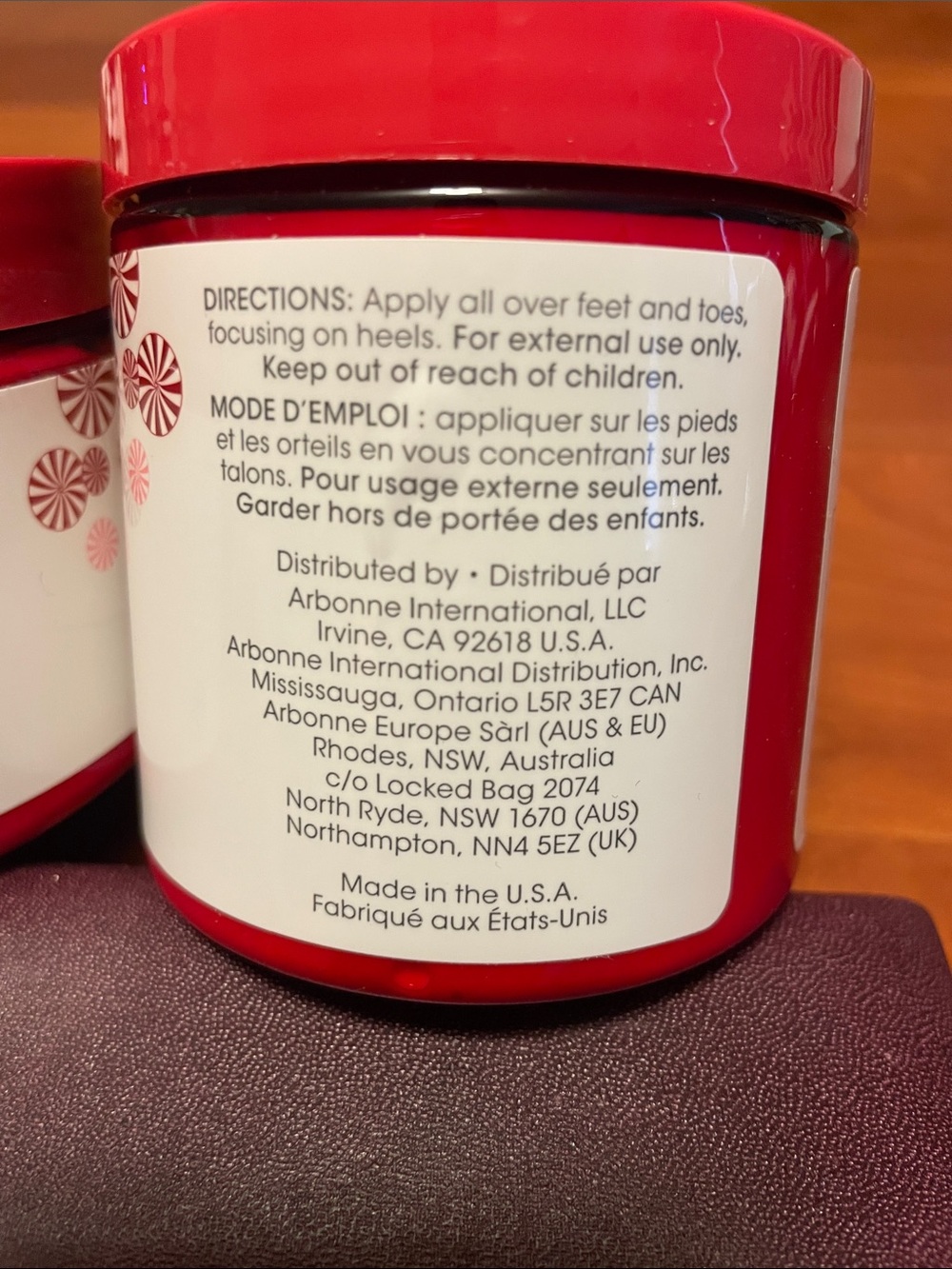 Arbonne Pampermint Foot Scrub & Foot Cream - Never Opened - Picture 6 of 7